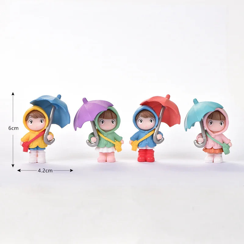 4PCS Cute Umbrella Mini's