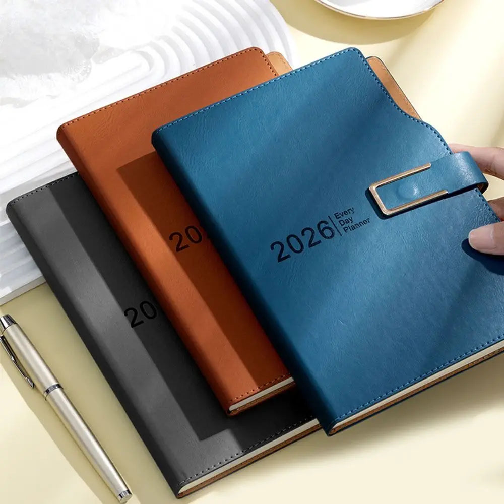 180 Pages 2026 Schedule Planner Notepad 12 Months Efficiency To-do List Notebook English Self-discipline Office Work Planner