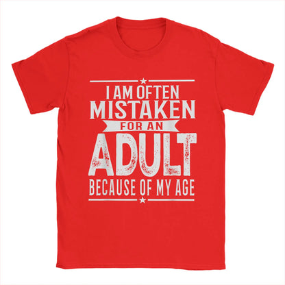 Funny Soft Tagless Crewneck Tee