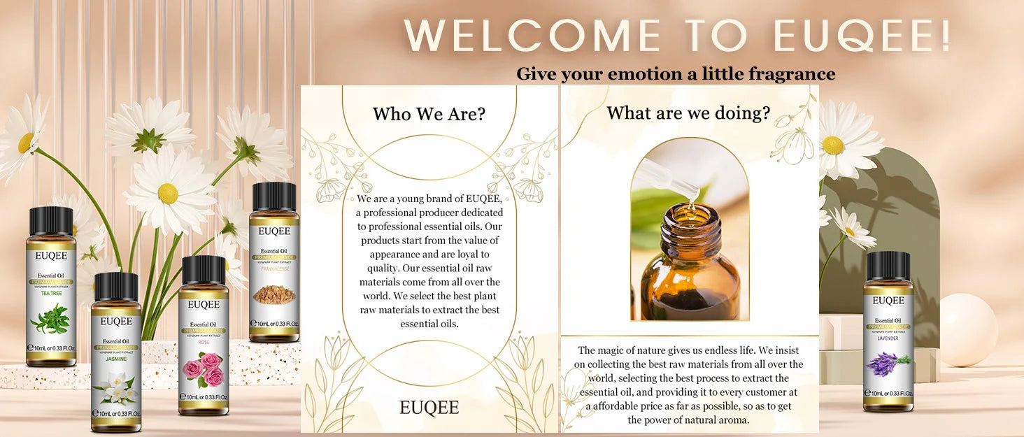 Eco friendly -Essential Oils with Dropper