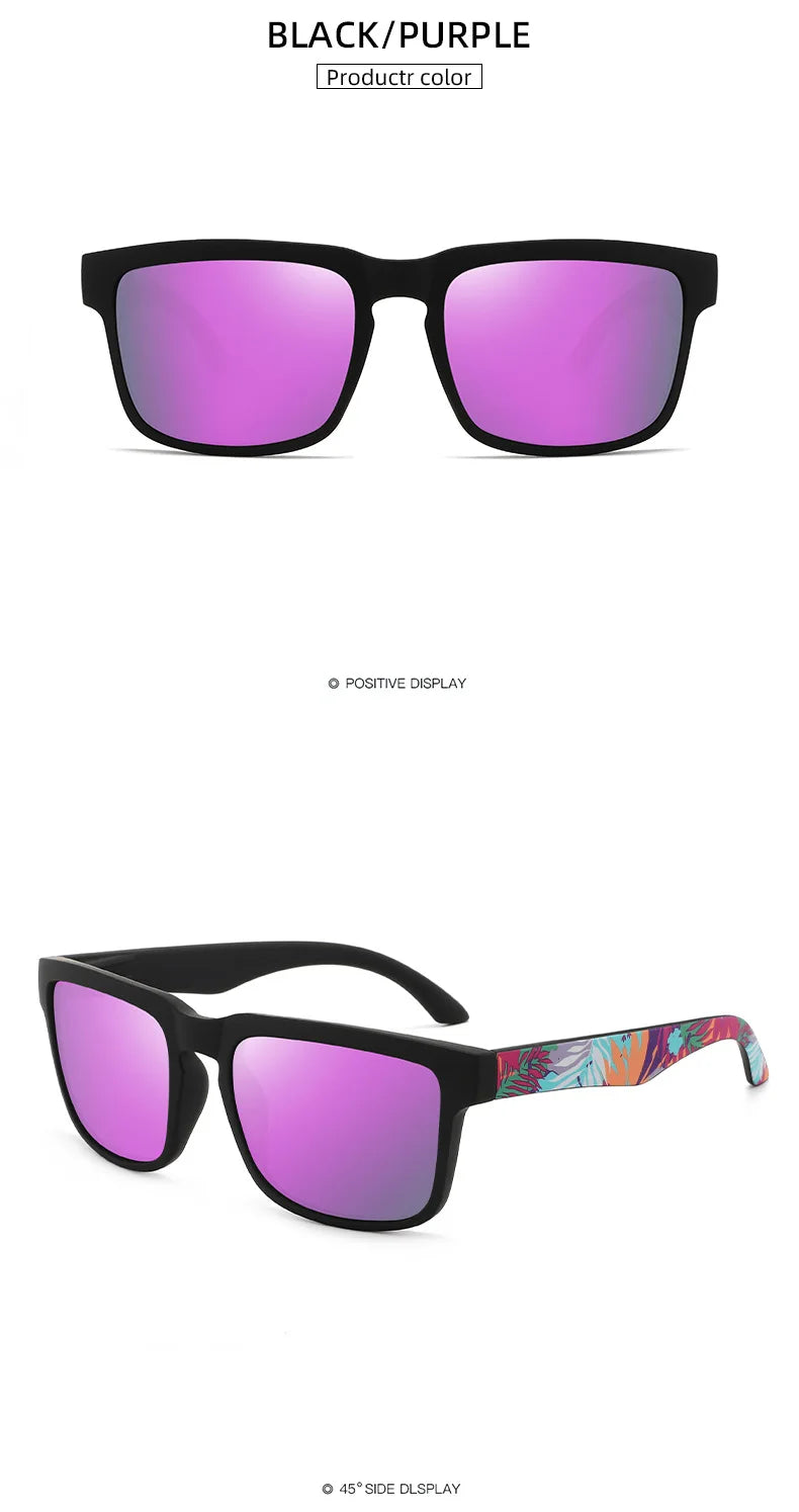 Polarized Fishing Sunglasses Men Driving Running Golf Cycling Sunglasses UV400 Protection Square Night Vision Glasses Wholesale