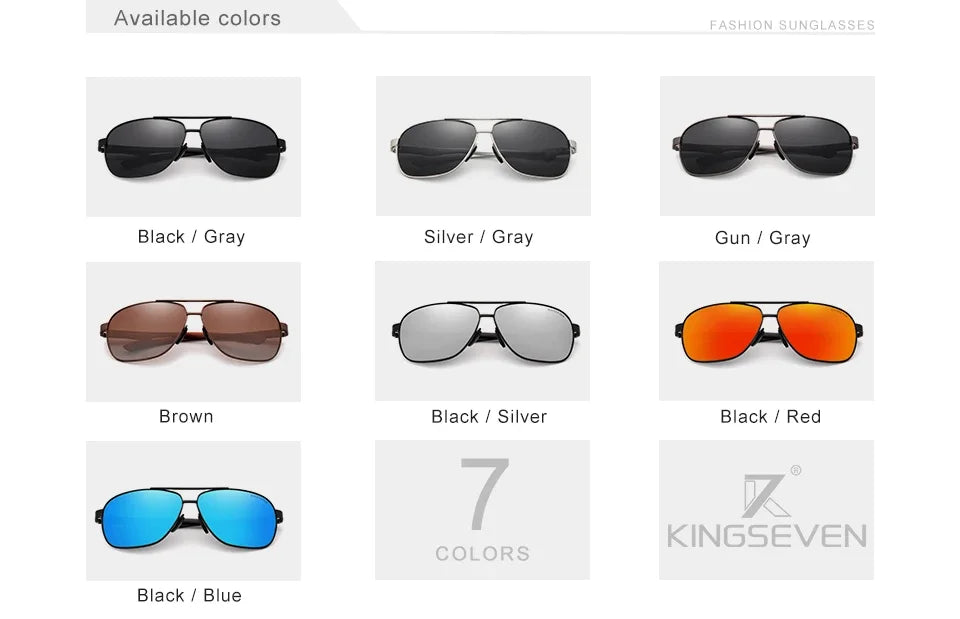 KINGSEVEN Polarized Aluminum Sunglasses