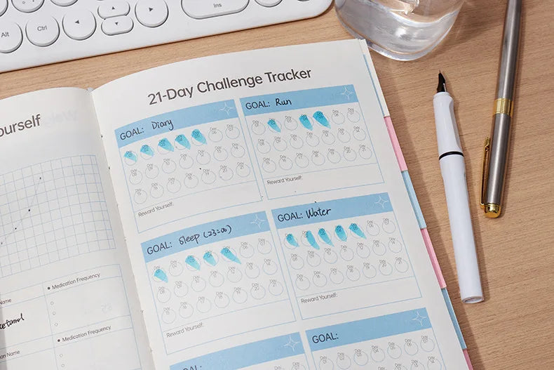 2026 Daily Planner - 365 Days Full Year Agenda with English Pages, A5 Schedule Organizer Notebook for Work & Personal Use