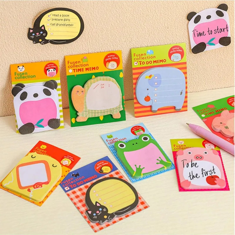 Cute Animal Sticky Notes
