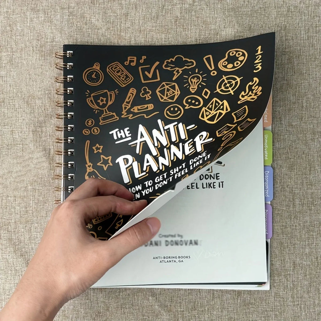 Productivity Spiral Planner, Motivational Task Organizer, Efficiency Tool, Paper-Based Task Management Notebook