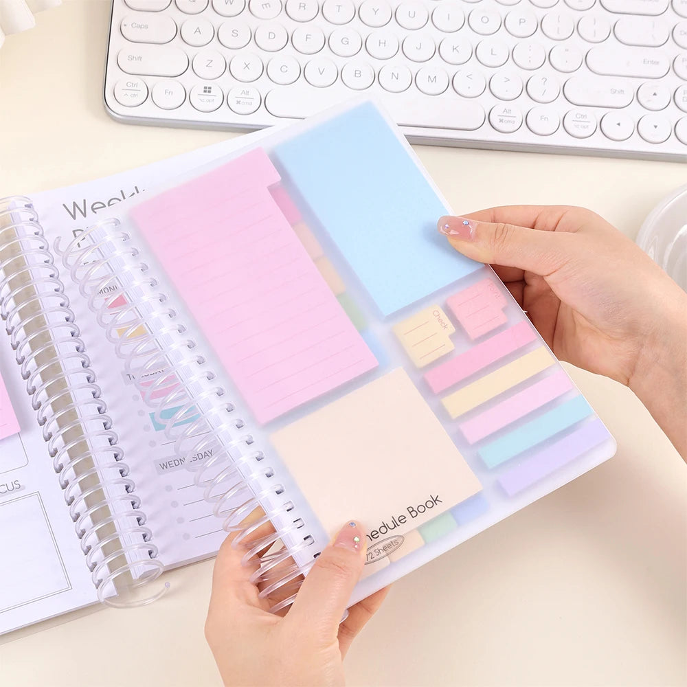 72 Sheets Weekly Planner with Sticky Notes