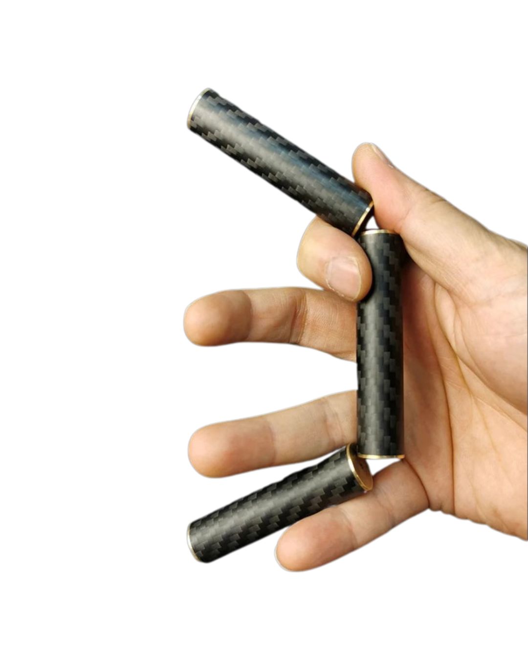 Carbon Fiber Three-section Stick EDC Fidget Spinner